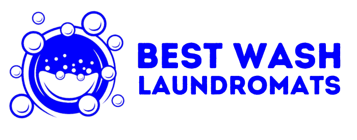 blue logo of best wash laundromats